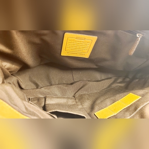 Aunthentic Coach Messenger Bag/bookbag/satchel/Laptop case/Brown Monogram NEW! - Picture 7 of 11